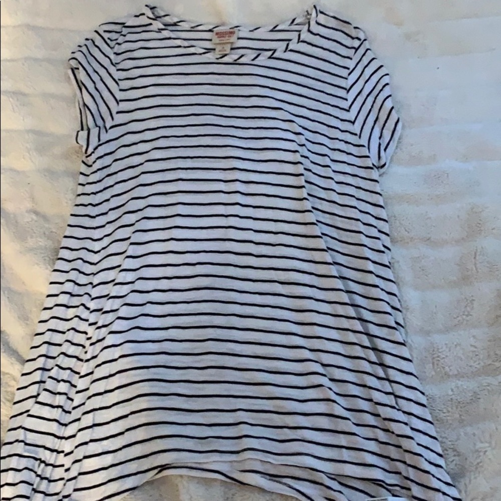 Striped t-shirt dress